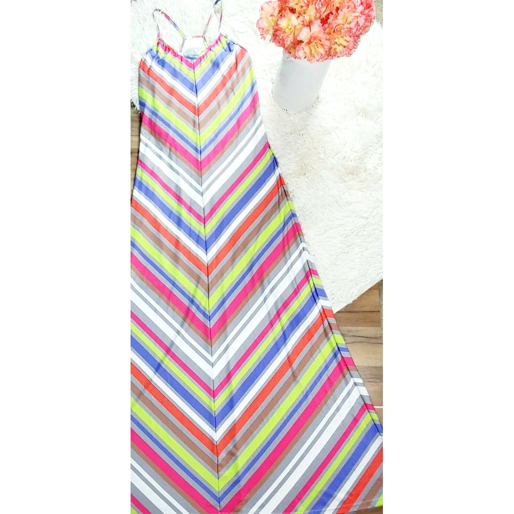 Judith March Racerback Maxi Dress USA Sz Sm NWOT